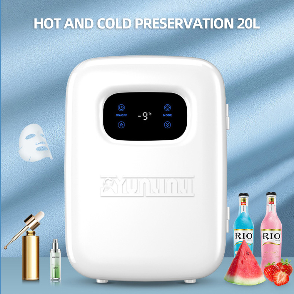 Beauty Zone Makeup - 20L รถตู้เย็นแบบพกพา Mini มัลติฟังก์ชั่ความงามแต่งหน้าเครื่องสําอางค์ตู้เย็นเครื่องดื่ม Cooling ตู้เย็นอัตโนมัติ