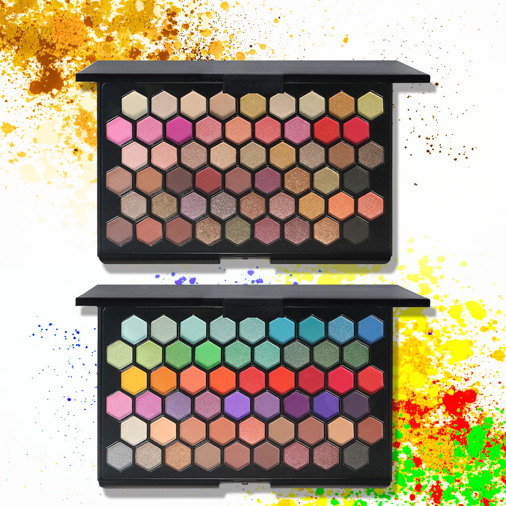 Beauty Book Makeup Kit - พาเลทอายแชโดว์ 54 สี POPFEEL - โทนสีเอิร์ธโทนอเนกประสงค์และเฉดสีรุ้งสดใสในตลับเดียว