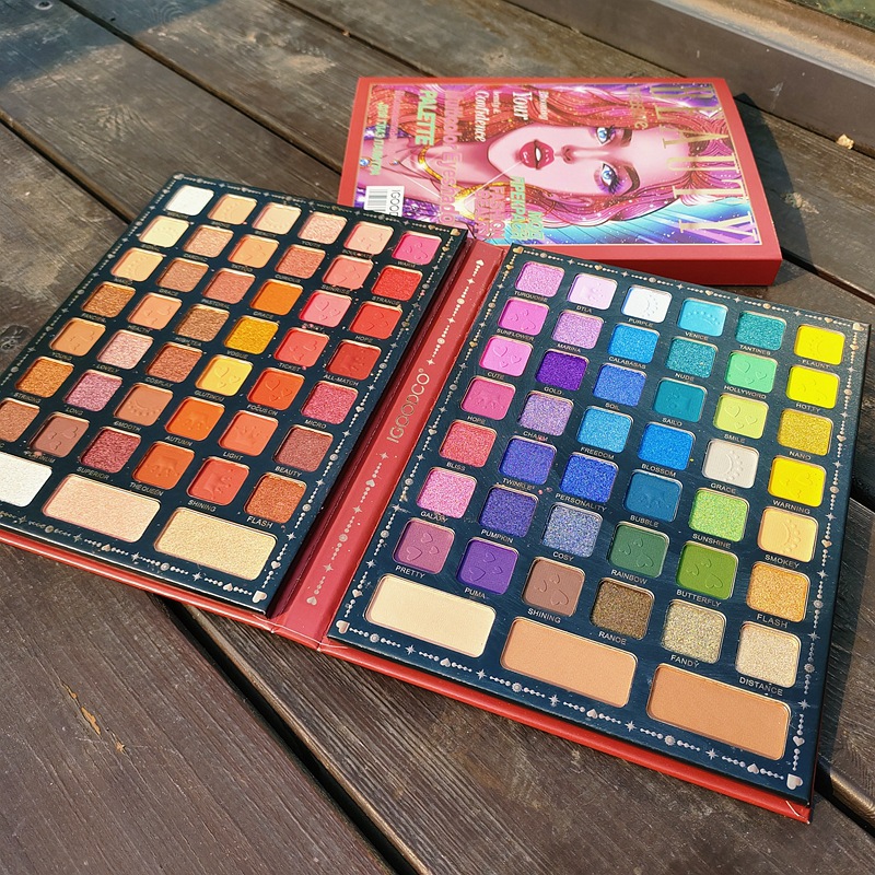 Beauty Book Makeup Kit - พาเลทอายแชโดว์เคลือบชิมเมอร์อายแชโดว์ระยิบระยับ90ชุดเครื่องสำอางค์ peralatan Rias กันน้ำติดทนนาน