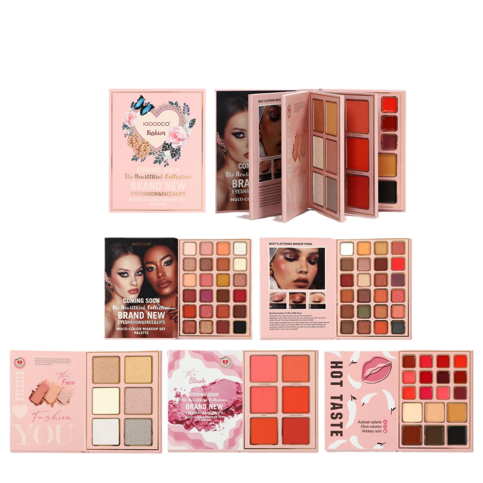 Beauty Book Makeup Kit - ชุดพาเลทแต่งหน้า 78 สี แบบมืออาชีพ ดีไซน์ 5