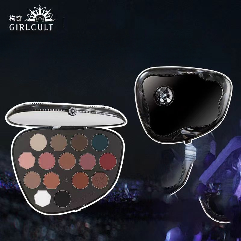 Beauty Book Makeup Kit - Girlcult 15สีกิ้งก่าอายแชโดว์ shimmer Matte ชุดเครื่องสำอางมังสวิรัติทั้งชุด