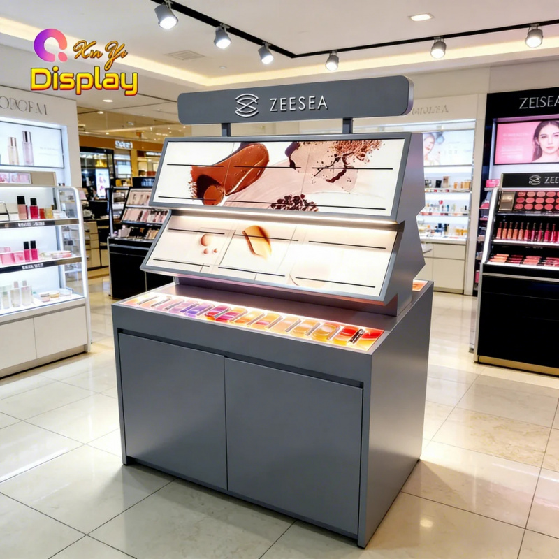 ตู้โชว์เครื่องสำอางสแตนเลสสั่ง - Beauty Makeup Shop บทวิจารณ์และราคา