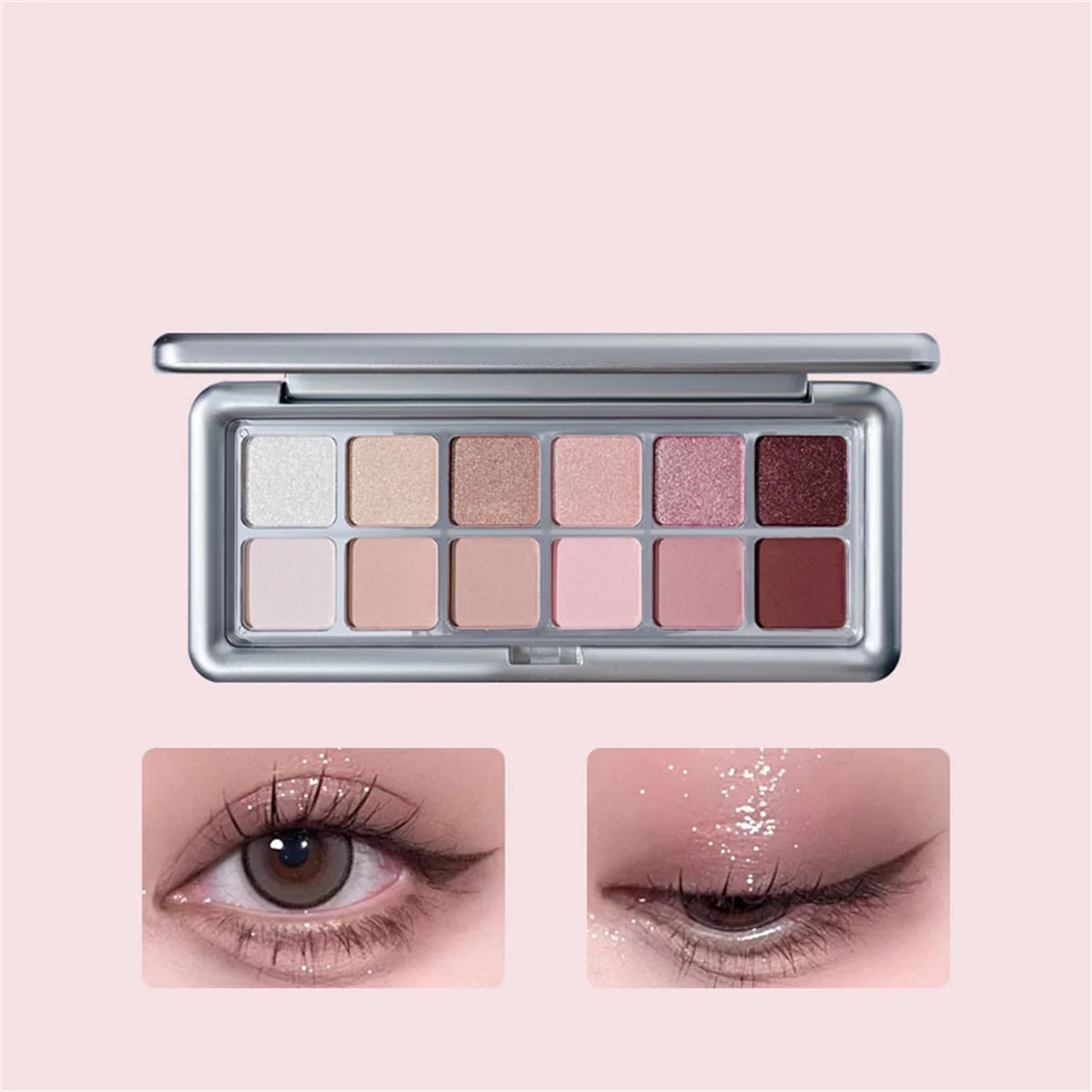 แผ่นอายแชโดว์ 12 สี Matte Pear - Beauty Book Makeup Kit บทวิจารณ์และราคา