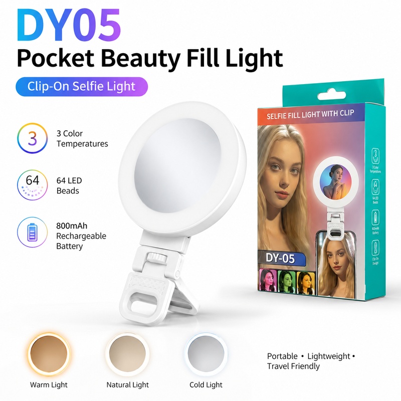 ไฟวิดีโอพกพาสำหรับโทรศัพท์มือถ - Beauty Makeup Video บทวิจารณ์และราคา