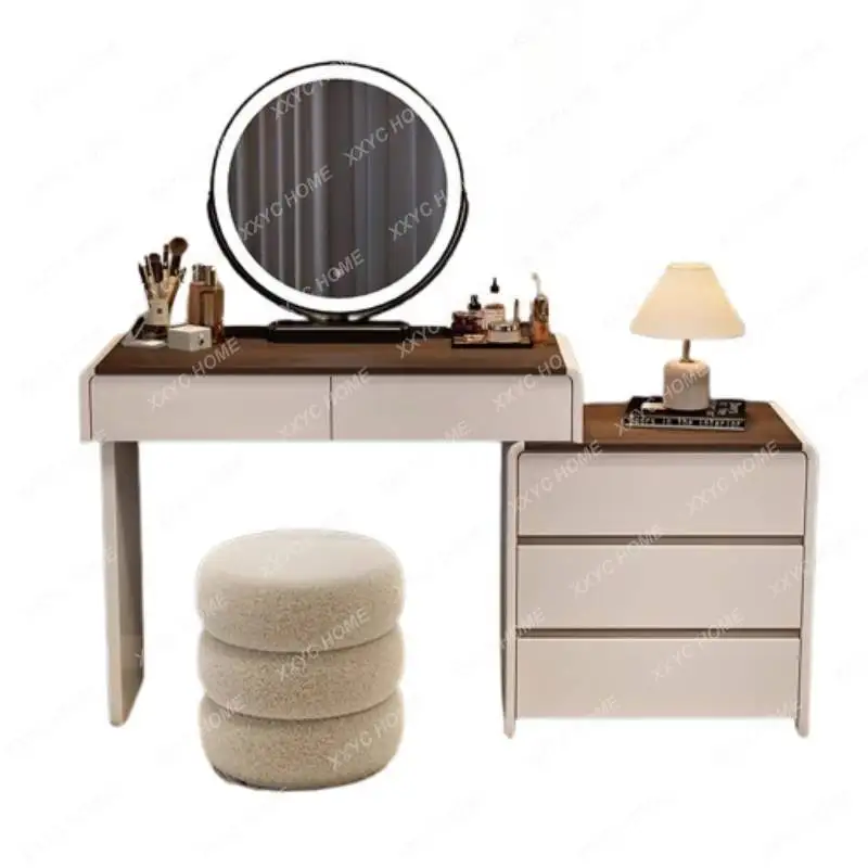 โต๊ะเครื่องแป้งไม้ HHAesthetic - Beauty Makeup Vanity Set บทวิจารณ์และราคา