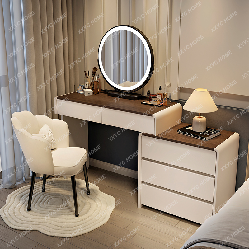 โต๊ะเครื่องแป้งไม้ HHAesthetic - Beauty Makeup Vanity Set บทวิจารณ์และราคา