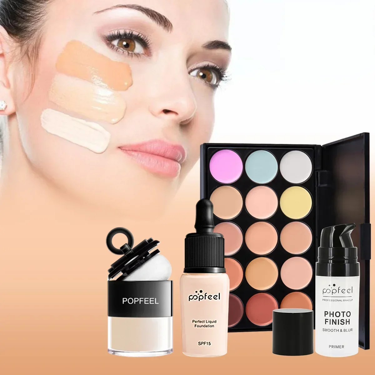 POPFEEL All-in-One ชุดแต่งหน้า - Beauty Book Makeup Kit บทวิจารณ์และราคา