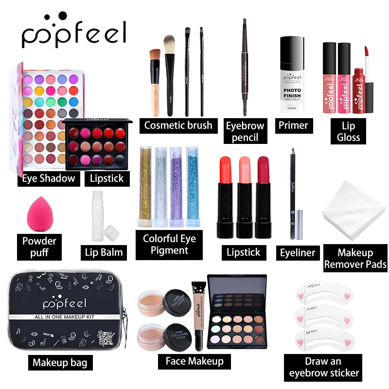 ชุดเครื่องสำอาง อายแชโดว์ ลิปส - Beauty Book Makeup Kit บทวิจารณ์และราคา
