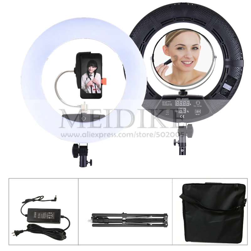 ไฟวงแหวน LED รุ่น FD-480II ไฟว - Beauty Makeup Video บทวิจารณ์และราคา