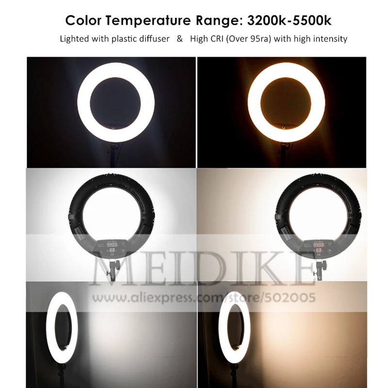 ไฟวงแหวน LED รุ่น FD-480II ไฟว - Beauty Makeup Video บทวิจารณ์และราคา