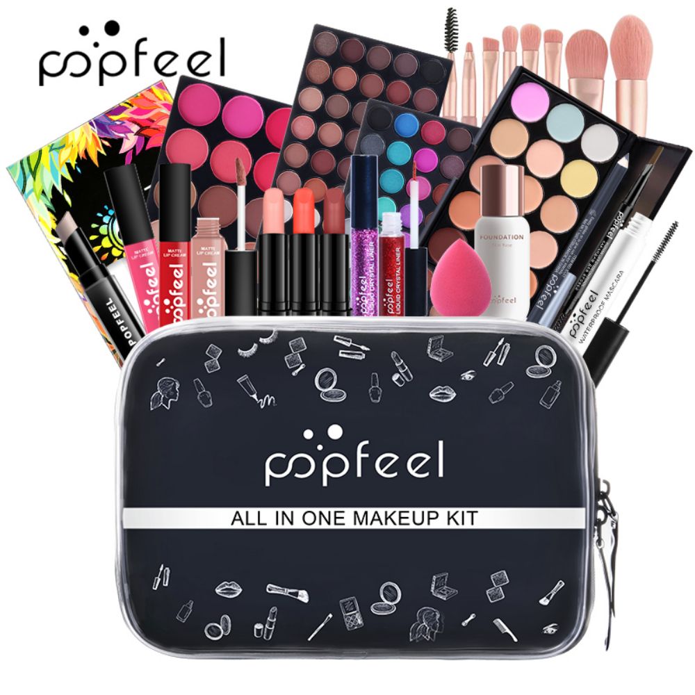 POPFEEL ชุดแต่งหน้าออลอินวัน,  - Beauty Book Makeup Kit บทวิจารณ์และราคา