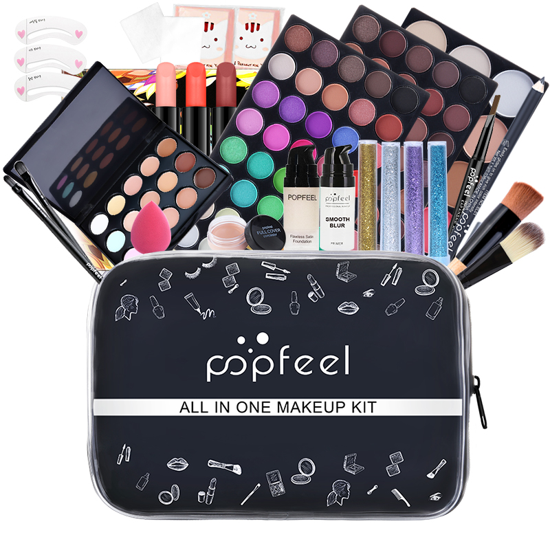 POPFEEL ชุดแต่งหน้าออลอินวัน,  - Beauty Book Makeup Kit บทวิจารณ์และราคา