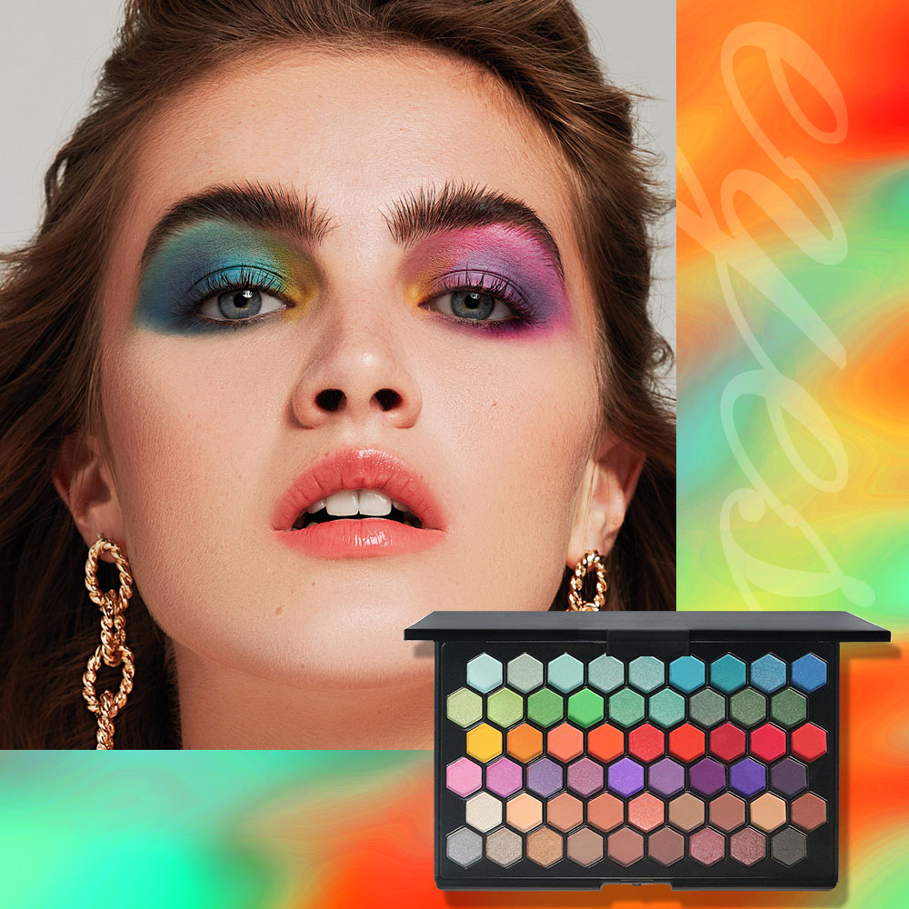 พาเลทอายแชโดว์ 54 สี POPFEEL - - Beauty Book Makeup Kit บทวิจารณ์และราคา