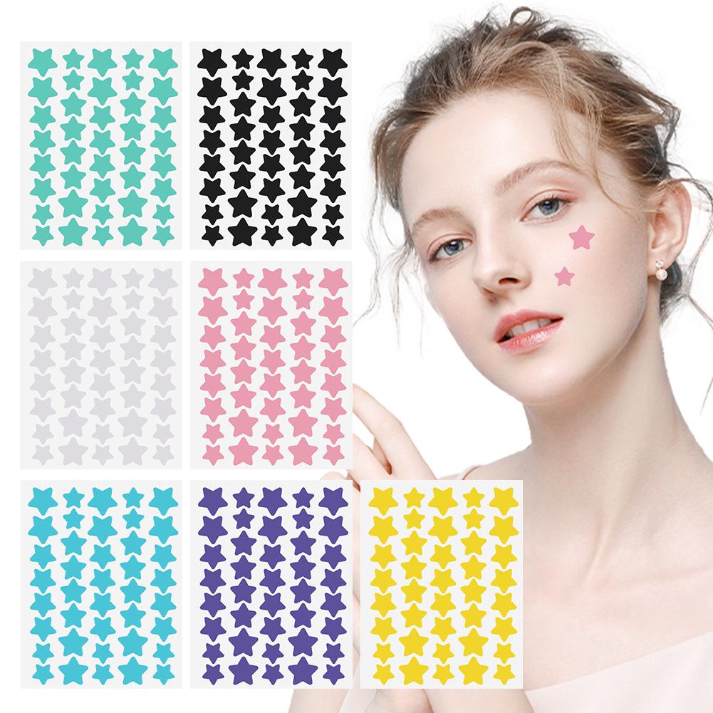 แผ่นแปะสิวรูปดาวหลากสีสัน สติ๊ - Beauty Zone Makeup บทวิจารณ์และราคา
