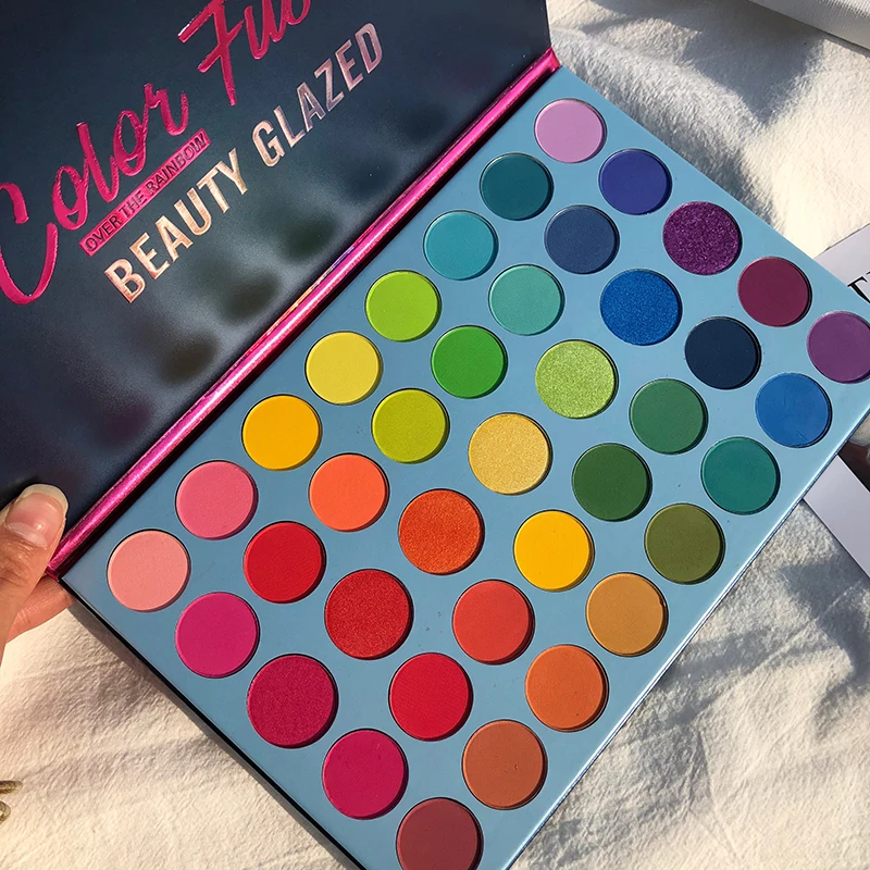 ความงามเคลือบ 39 สี Rainbow Ey - Beauty Book Makeup Kit บทวิจารณ์และราคา