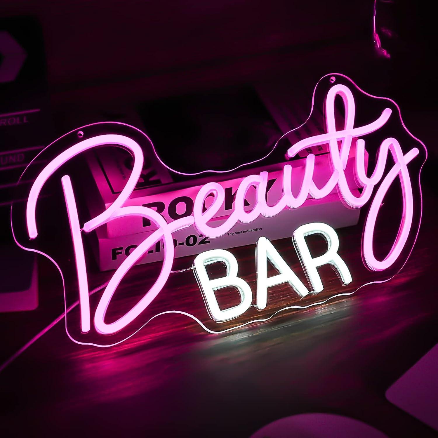 ป้ายไฟนีออนบิวตี้บาร์ ไฟ LED ป - Beauty Makeup Bar บทวิจารณ์และราคา